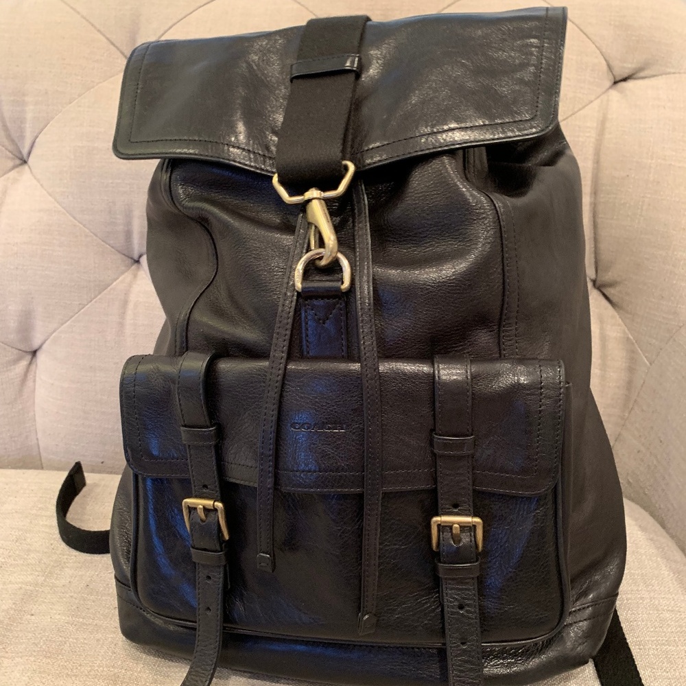 COACH BLEECKER BACKPACK RUCKSACK IN LEATHER